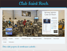 Tablet Screenshot of clubsaintroch.fr